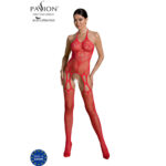 PASSION - BODYSTOCKING ECO COLLECTION ECO BS002 ROUGE-PASSION WOMAN BODYSTOCKINGS-sextoys-lingerie-bdsm-hygiène-sexshop
