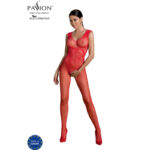 PASSION - BODYSTOCKING ECO COLLECTION ECO BS003 ROUGE-PASSION WOMAN BODYSTOCKINGS-sextoys-lingerie-bdsm-hygiène-sexshop