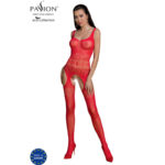 PASSION - BODYSTOCKING ECO COLLECTION ECO BS005 ROUGE-PASSION WOMAN BODYSTOCKINGS-sextoys-lingerie-bdsm-hygiène-sexshop