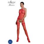 PASSION - BODYSTOCKING ECO COLLECTION ECO BS006 ROUGE-PASSION WOMAN BODYSTOCKINGS-sextoys-lingerie-bdsm-hygiène-sexshop