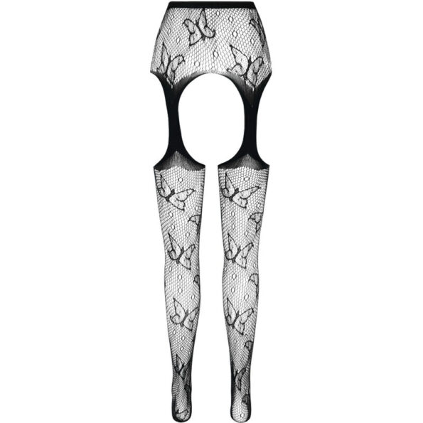 PASSION - BODYSTOCKING ECO COLLECTION ECO S001 NOIR-PASSION WOMAN GARTER & STOCK-sextoys-lingerie-bdsm-hygiène-sexshop