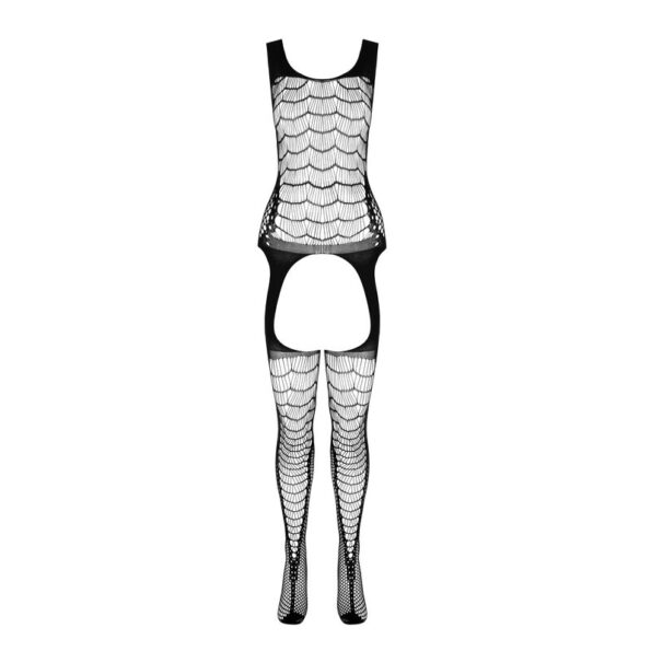 PASSION - BS 104 BODYSTOCKING ROUGE TAILLE UNIQUE-PASSION WOMAN BODYSTOCKINGS-sextoys-lingerie-bdsm-hygiène-sexshop