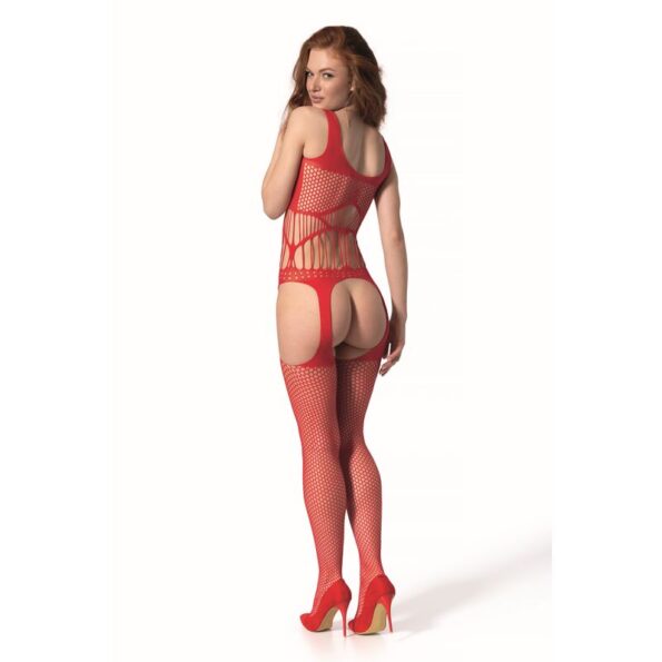 PASSION - BS 106 BODYSTOCKING ROUGE TAILLE UNIQUE-PASSION WOMAN BODYSTOCKINGS-sextoys-lingerie-bdsm-hygiène-sexshop