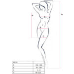 PASSION – BS101 BODYSTOCKING BLANC TAILLE UNIQUE