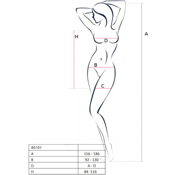 PASSION - BS101 BODYSTOCKING BLANC TAILLE UNIQUE-PASSION WOMAN BODYSTOCKINGS-sextoys-lingerie-bdsm-hygiène-sexshop