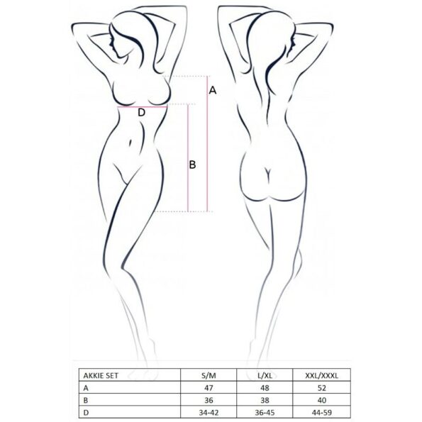 PASSION - FEMME AKKIE ENSEMBLE COSTUME DINFIRMIÈRE S/M-PASSION WOMAN SETS-sextoys-lingerie-bdsm-hygiène-sexshop