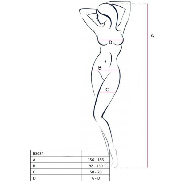 PASSION - FEMME BS034 BODYSTOCKING ROUGE TAILLE UNIQUE-PASSION WOMAN-sextoys-lingerie-bdsm-hygiène-sexshop
