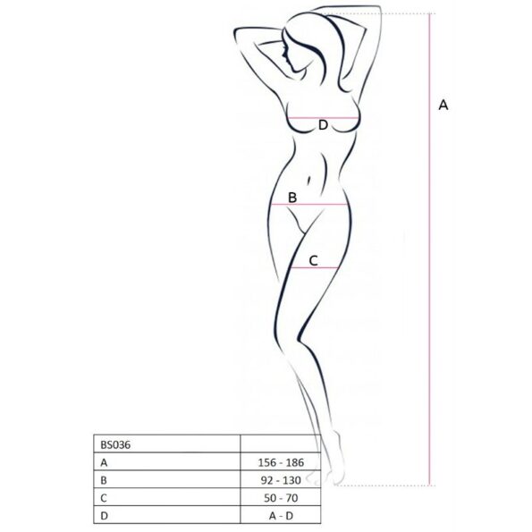 PASSION - FEMME BS036 BODYSTOCKING BLANC TAILLE UNIQUE-PASSION WOMAN-sextoys-lingerie-bdsm-hygiène-sexshop