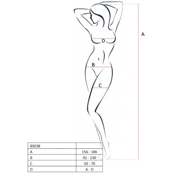 PASSION - FEMME BS038 BODYSTOCKING NOIR TAILLE UNIQUE-PASSION WOMAN-sextoys-lingerie-bdsm-hygiène-sexshop