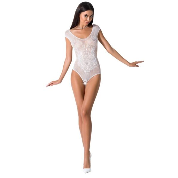 PASSION - FEMME BS064 BODYSTOCKING BLANC TAILLE UNIQUE-PASSION WOMAN-sextoys-lingerie-bdsm-hygiène-sexshop