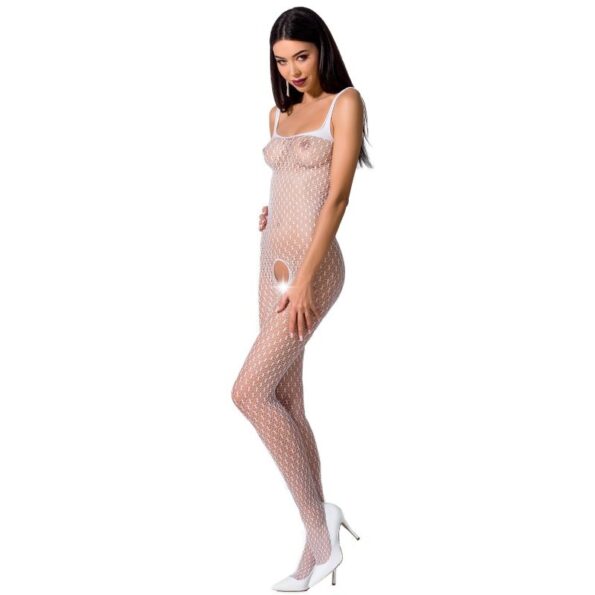 PASSION - FEMME BS071 BODYSTOCKING BLANC TAILLE UNIQUE-PASSION WOMAN-sextoys-lingerie-bdsm-hygiène-sexshop