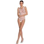 PASSION - FEMME BS086 BODYSTOCKING BLANC TAILLE UNIQUE-PASSION WOMAN-sextoys-lingerie-bdsm-hygiène-sexshop