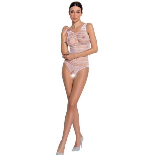 PASSION - FEMME BS086 BODYSTOCKING BLANC TAILLE UNIQUE-PASSION WOMAN-sextoys-lingerie-bdsm-hygiène-sexshop