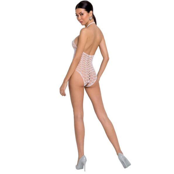 PASSION - FEMME BS087 BODYSTOCKING BLANC TAILLE UNIQUE-PASSION WOMAN-sextoys-lingerie-bdsm-hygiène-sexshop