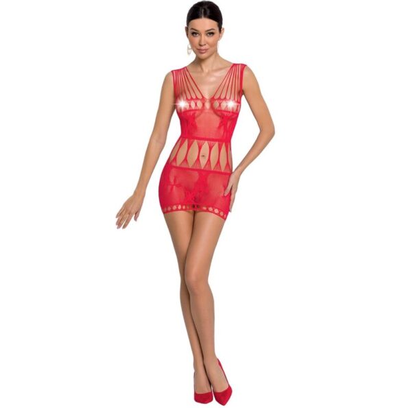 PASSION - FEMME BS090 BODYSTOCKING ROUGE TAILLE UNIQUE-PASSION WOMAN-sextoys-lingerie-bdsm-hygiène-sexshop