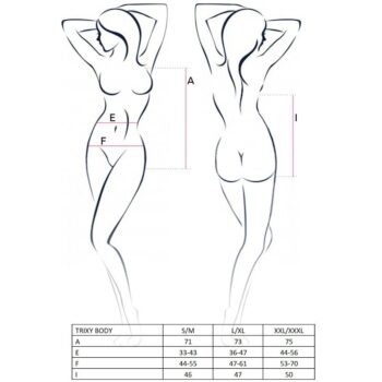 PASSION - FEMME TRIXY TEDDY NOIR TAILLE S/M-PASSION WOMAN TEDDIES-sextoys-lingerie-bdsm-hygiène-sexshop