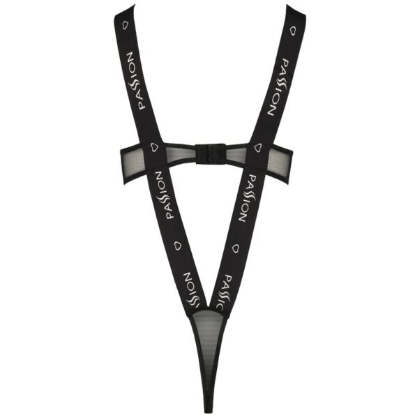 PASSION - KYOUKA TEDDY NOIR L/XL-PASSION WOMAN TEDDIES-sextoys-lingerie-bdsm-hygiène-sexshop