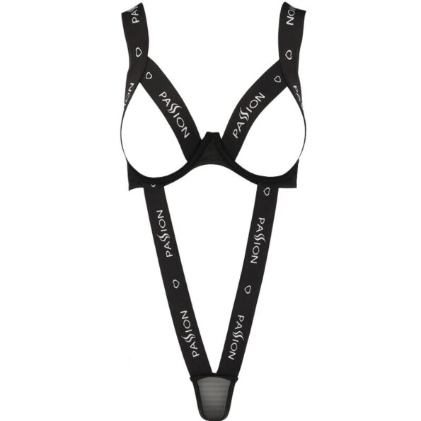 PASSION - KYOUKA TEDDY NOIR L/XL-PASSION WOMAN TEDDIES-sextoys-lingerie-bdsm-hygiène-sexshop