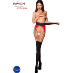 PASSION - TIOPEN 003 COLLANT ROUGE 3/4 20/40 DEN-PASSION WOMAN GARTER & STOCK-sextoys-lingerie-bdsm-hygiène-sexshop