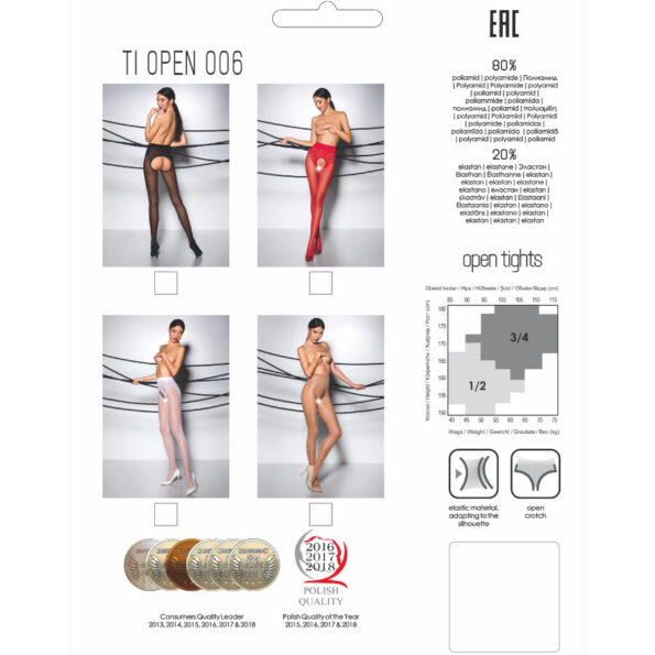 PASSION - TIOPEN 006 COLLANT NOIR 1/2 30 DEN-PASSION WOMAN GARTER & STOCK-sextoys-lingerie-bdsm-hygiène-sexshop