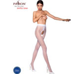 PASSION - TIOPEN 007 COLLANT BLANC 1/2 20 DEN-PASSION WOMAN GARTER & STOCK-sextoys-lingerie-bdsm-hygiène-sexshop