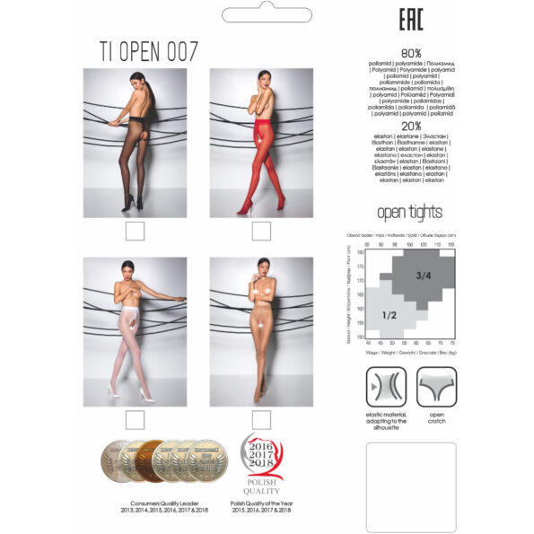 PASSION - TIOPEN 007 COLLANT NOIR 3/4 20 DEN-PASSION WOMAN GARTER & STOCK-sextoys-lingerie-bdsm-hygiène-sexshop