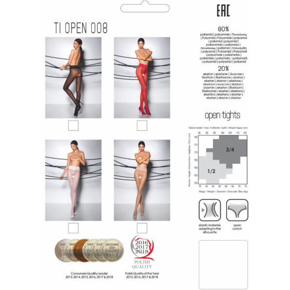 PASSION - TIOPEN 008 COLLANT NOIR 3/4 30 DEN-PASSION WOMAN GARTER & STOCK-sextoys-lingerie-bdsm-hygiène-sexshop