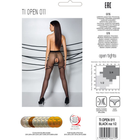 PASSION - TIOPEN 011 COLLANT NOIR 1/2 20 DEN-PASSION WOMAN GARTER & STOCK-sextoys-lingerie-bdsm-hygiène-sexshop