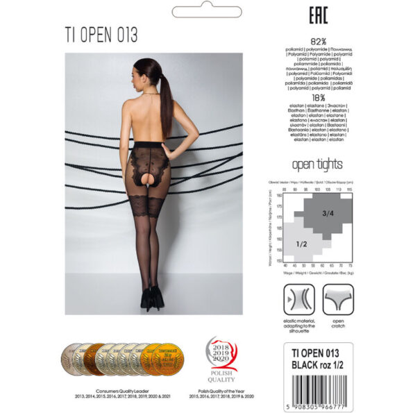 PASSION - TIOPEN 013 COLLANT NOIR 1/2 20/40 DEN-PASSION WOMAN GARTER & STOCK-sextoys-lingerie-bdsm-hygiène-sexshop