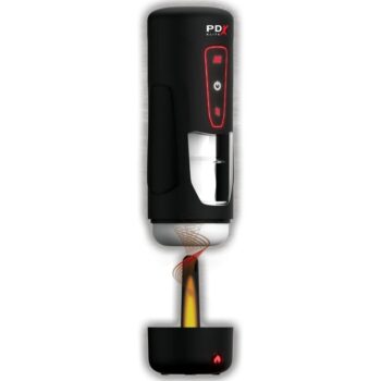 PDX ELITE - MASTURBATEUR AUTOMATIQUE MILK ME HOTTER AVEC VIBRATION À EFFET DE POUSSÉE ET DE CHALEUR-PDX ELITE-sextoys-lingerie-bdsm-hygiène-sexshop