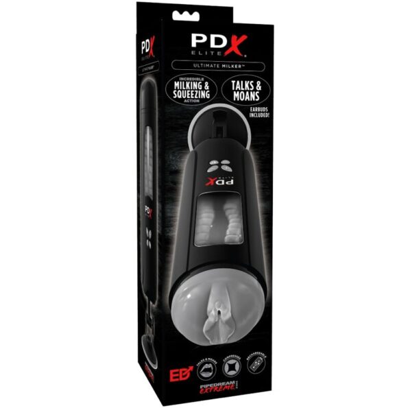 PDX ELITE - STROKER ULTIMATE MILKER AVEC VOIX-PDX ELITE-sextoys-lingerie-bdsm-hygiène-sexshop