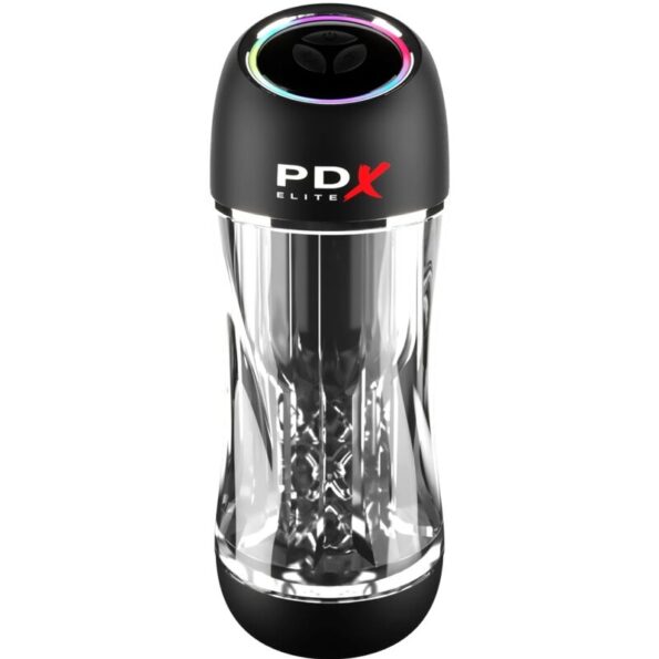 PDX ELITE - VIBRATEUR STROKER VIEWTUBE PRO TRANSPARENT-PDX ELITE-sextoys-lingerie-bdsm-hygiène-sexshop