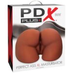 PDX PLUS – MASTURBATEUR MARRON DOUBLE ENTRÉE PERFECT ASS XL