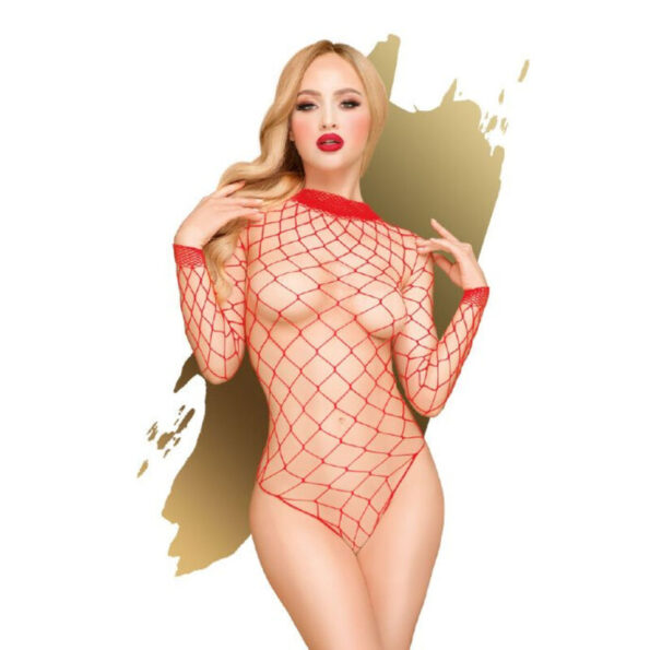 PENTHOUSE - SCANDALOUS TEDDY ROUGE XL-PENTHOUSE TEDDY-sextoys-lingerie-bdsm-hygiène-sexshop