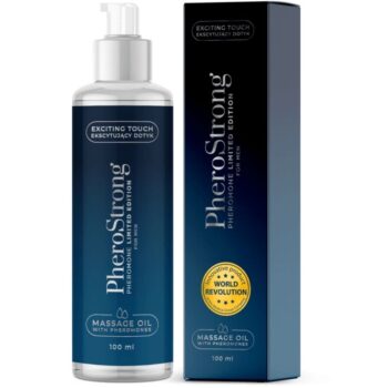 PHEROSTRONG - HUILE DE MASSAGE ÉDITION LIMITÉE POUR HOMME 100 ML-PHEROSTRONG-sextoys-lingerie-bdsm-hygiène-sexshop