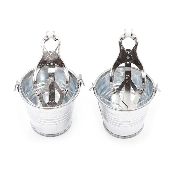 PINCES À TÉTONS OHMAMA FETISH AVEC SEAUX-OHMAMA FETISH-sextoys-lingerie-bdsm-hygiène-sexshop