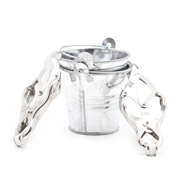 PINCES À TÉTONS OHMAMA FETISH AVEC SEAUX-OHMAMA FETISH-sextoys-lingerie-bdsm-hygiène-sexshop