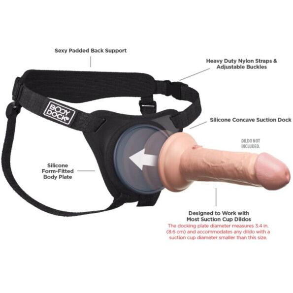 PIPEDREAMS - HARNAIS BODY DOCK ELITE-PIPEDREAMS-sextoys-lingerie-bdsm-hygiène-sexshop