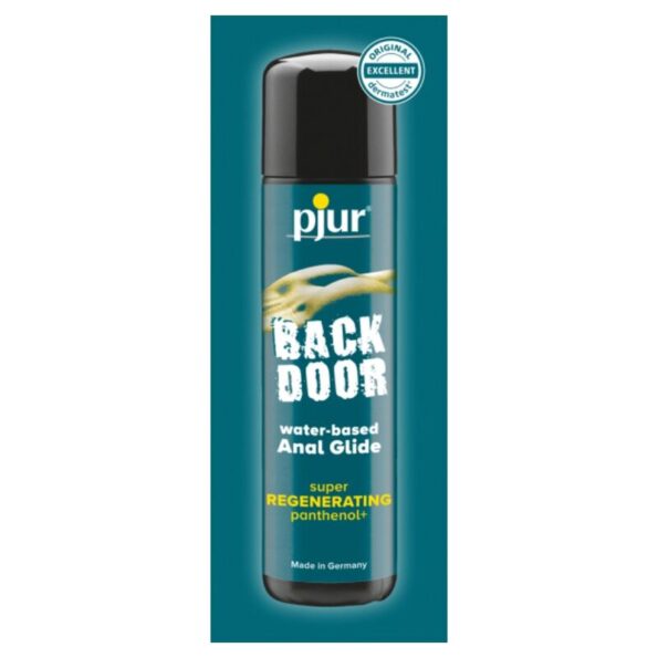 PJUR - BACK DOOR BASE EAU ANAL RÉGÉNÉRANTE DE PANTHÉNOL 2 ML-PJUR-sextoys-lingerie-bdsm-hygiène-sexshop