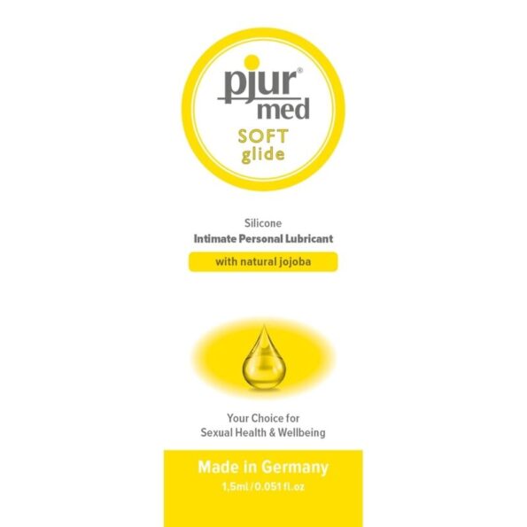 PJUR - LUBRIFIANT SILICONE MED SOFT GLIDE 1.5 ML-PJUR-sextoys-lingerie-bdsm-hygiène-sexshop