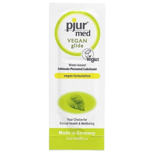 PJUR - MED LUBRIFIANT  BASE EAU VEGAN GLIDE 2 ML-PJUR-sextoys-lingerie-bdsm-hygiène-sexshop