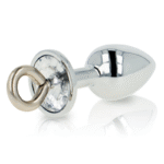 PLUG ANAL EN MÉTAL OHMAMA FETISH AVEC ANNEAU-OHMAMA FETISH-sextoys-lingerie-bdsm-hygiène-sexshop