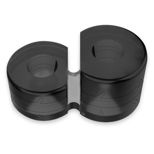 POWERING - ANNEAU PÉNIS DOUBLE SUPER FLEXIBLE ET RÉSISTANT PR09 NOIR-POWERING-sextoys-lingerie-bdsm-hygiène-sexshop