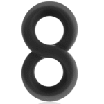 POWERING – ANNEAU PÉNIS ET TESTICULES SUPER FLEXIBLE ET RÉSISTANT PR12 NOIR