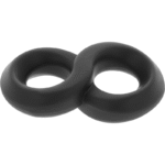 POWERING – ANNEAU PÉNIS ET TESTICULES SUPER FLEXIBLE ET RÉSISTANT PR12 NOIR