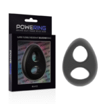 POWERING – ANNEAU PÉNIS ET TESTICULES SUPER FLEXIBLE ET RÉSISTANT PR13 NOIR