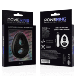 POWERING – ANNEAU PÉNIS ET TESTICULES SUPER FLEXIBLE ET RÉSISTANT PR13 NOIR