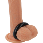 POWERING – ANNEAU PÉNIS SUPER FLEXIBLE ET RÉSISTANT 3.8CM PR04 NOIR