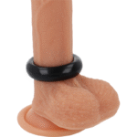 POWERING – ANNEAU PÉNIS SUPER FLEXIBLE ET RÉSISTANT 3.8CM PR04 NOIR