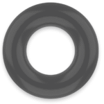 POWERING – ANNEAU PÉNIS SUPER FLEXIBLE ET RÉSISTANT 3.8CM PR04 NOIR